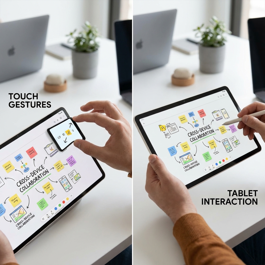 Multi-Device Whiteboard Collaboration